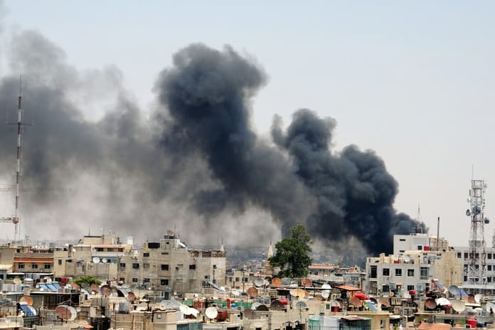 Şam'ın güneyindeki Mezze'de patlama