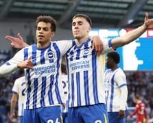 Brighton, Premier Lig şampiyonu Liverpool'u evinde mağlup ederek 'Büyük Altılı'ya karşı yenilmezliğini sürdürdü