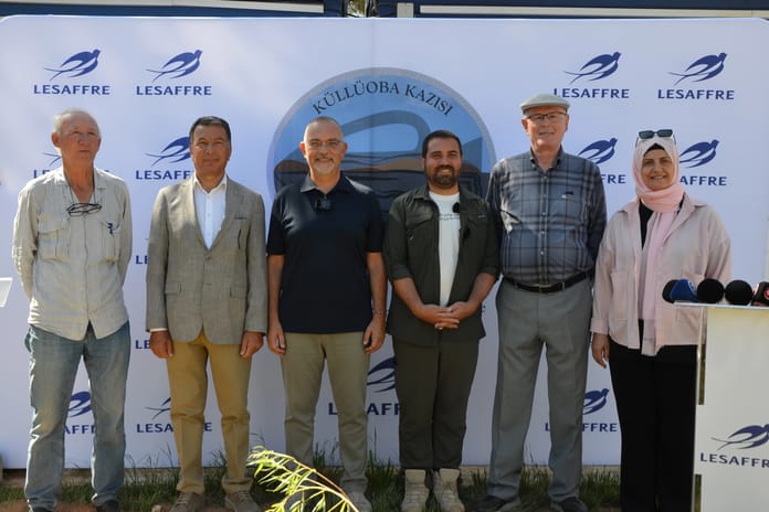 5 bin yıllık ekmek bulunan kazı alanındaki çalışmalara Fransız maya şirketi sponsor oldu