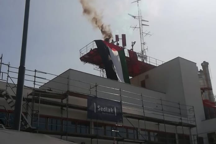 Avusturya'da Filistin destekçileri ORF stüdyosunu işgal etti