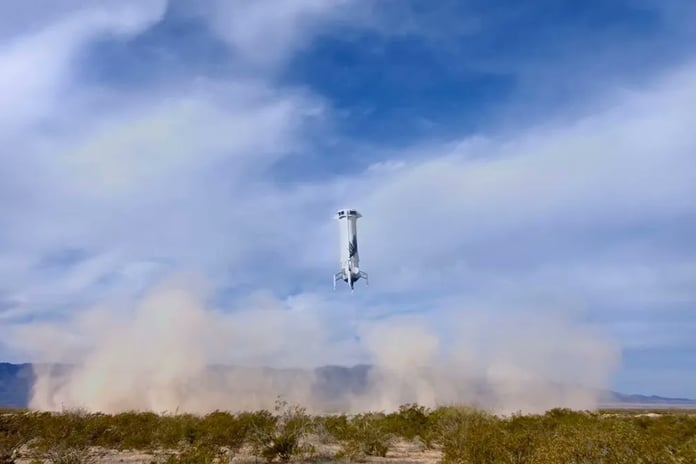 Türk iş insanının da bulunduğu Blue Origin'in son görevi başarıyla tamamlandı
