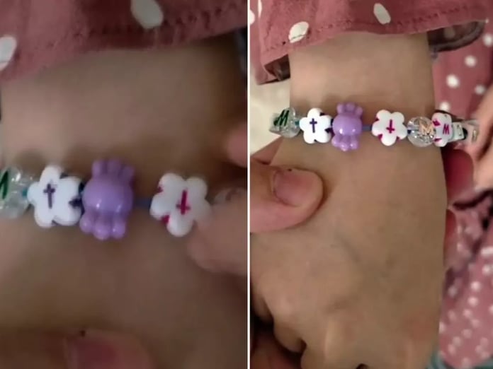 Okul kantininde haç işaretli bileklik satılıyor: Veliler sert tepki verdi