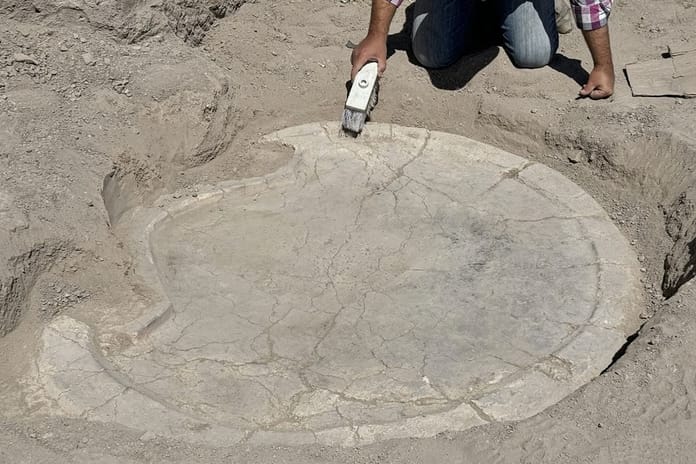 Elazığ'daki kazılarda 6 bin yıllık 'boğa başlı sunak' bulundu