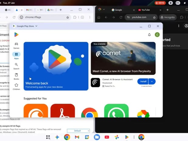 Google’ın Yeni İşletim Sistemi "Aluminium OS" İlk Kez Görüntülendi
