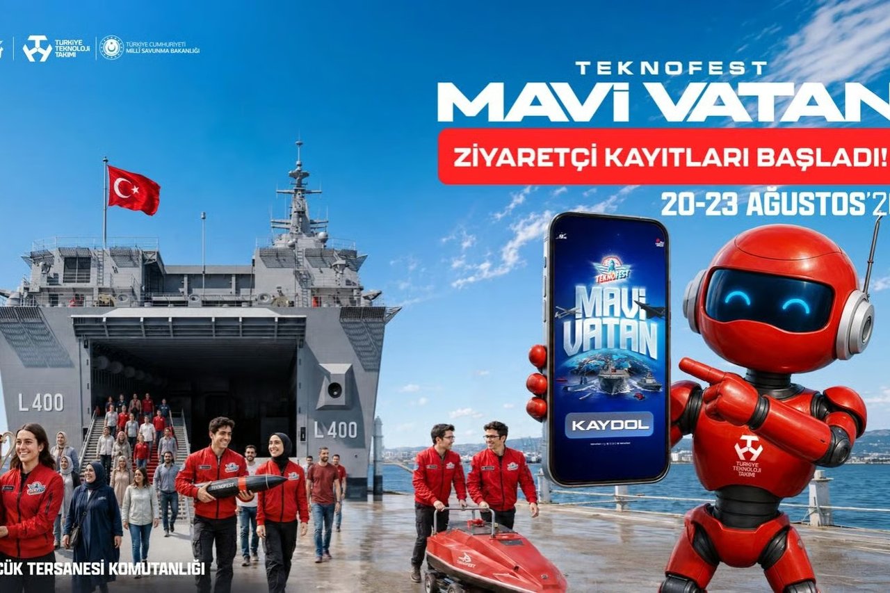 TEKNOFEST Mavi Vatan ziyaretçi kayıtları başladı