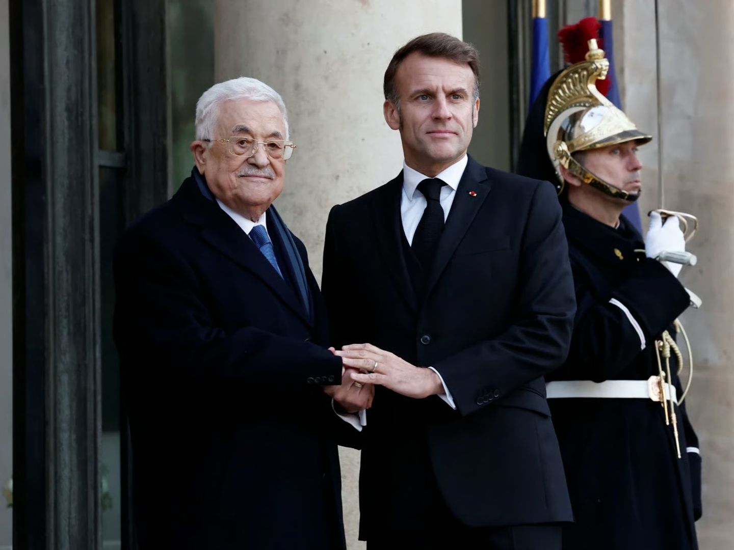 Abbas ve Macron Paris'te görüştü: Filistin Devleti anayasası için ortak komite kuruluyor
