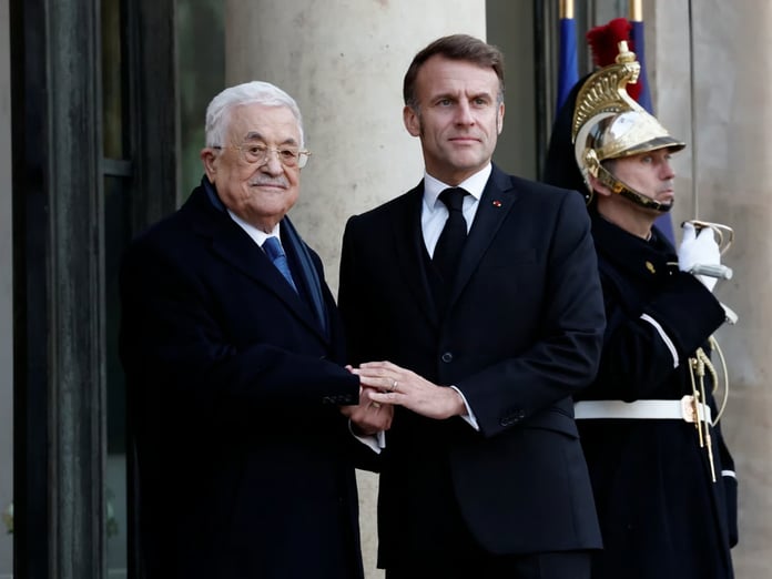 Abbas ve Macron Paris'te görüştü: Filistin Devleti anayasası için ortak komite kuruluyor
