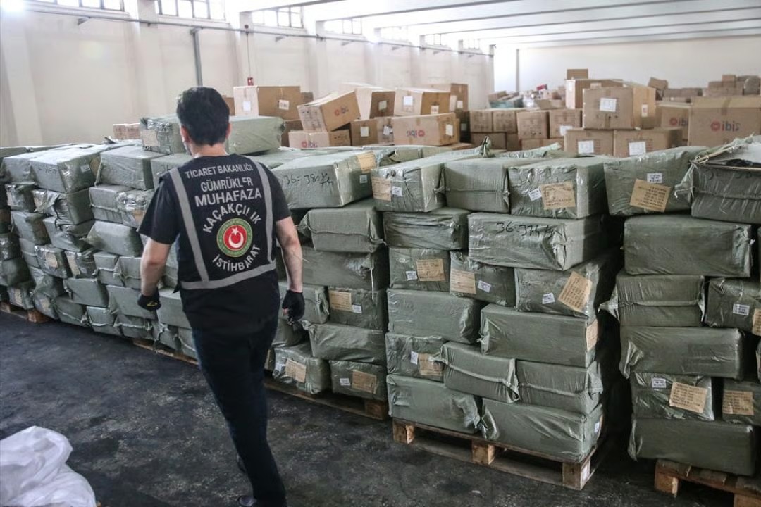 35.5 milyar TL'lik kaçak eşya yakalandı