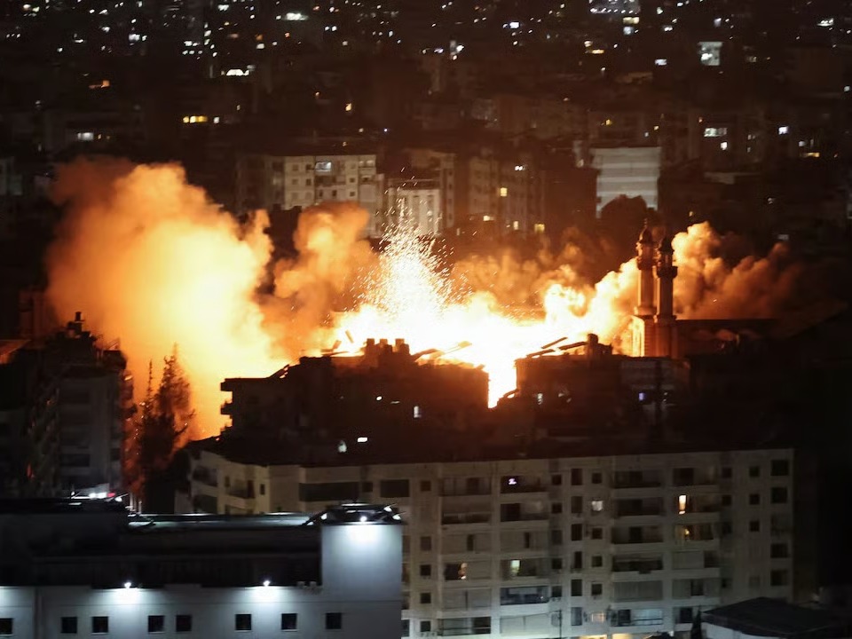 Israel Bombs Beirut Suburbs, Citing Hezbollah Drone Sites