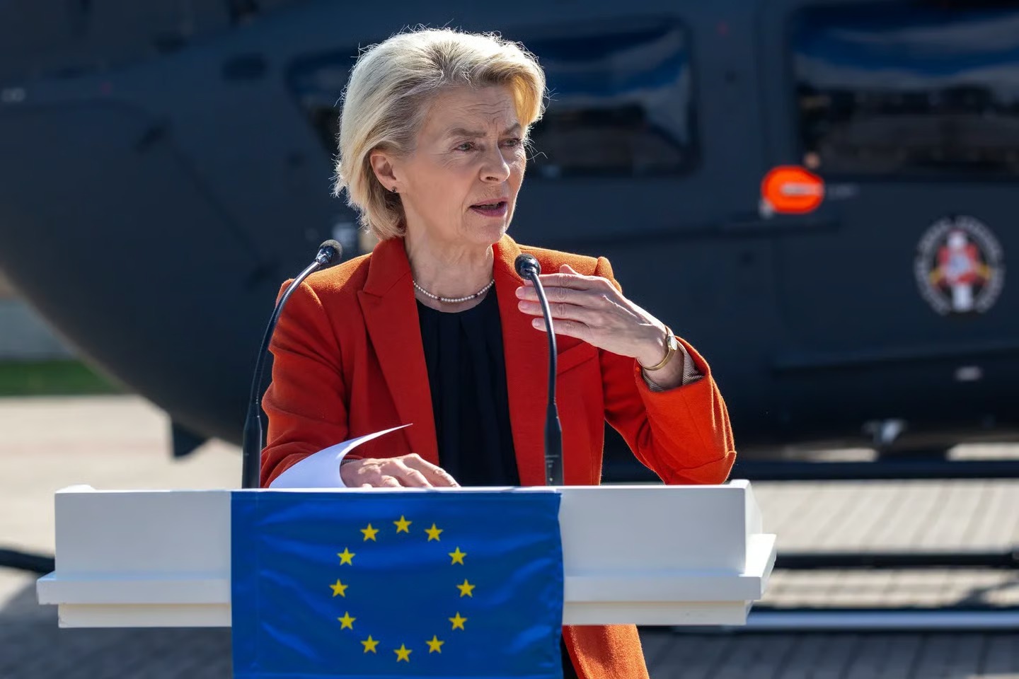 Von der Leyen’s plane hit by GPS jamming, EU blames Russia