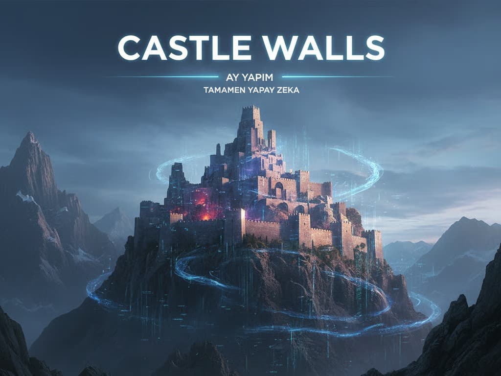 "Türk yapımı ilk yapay zeka dizisi: Castle Walls"