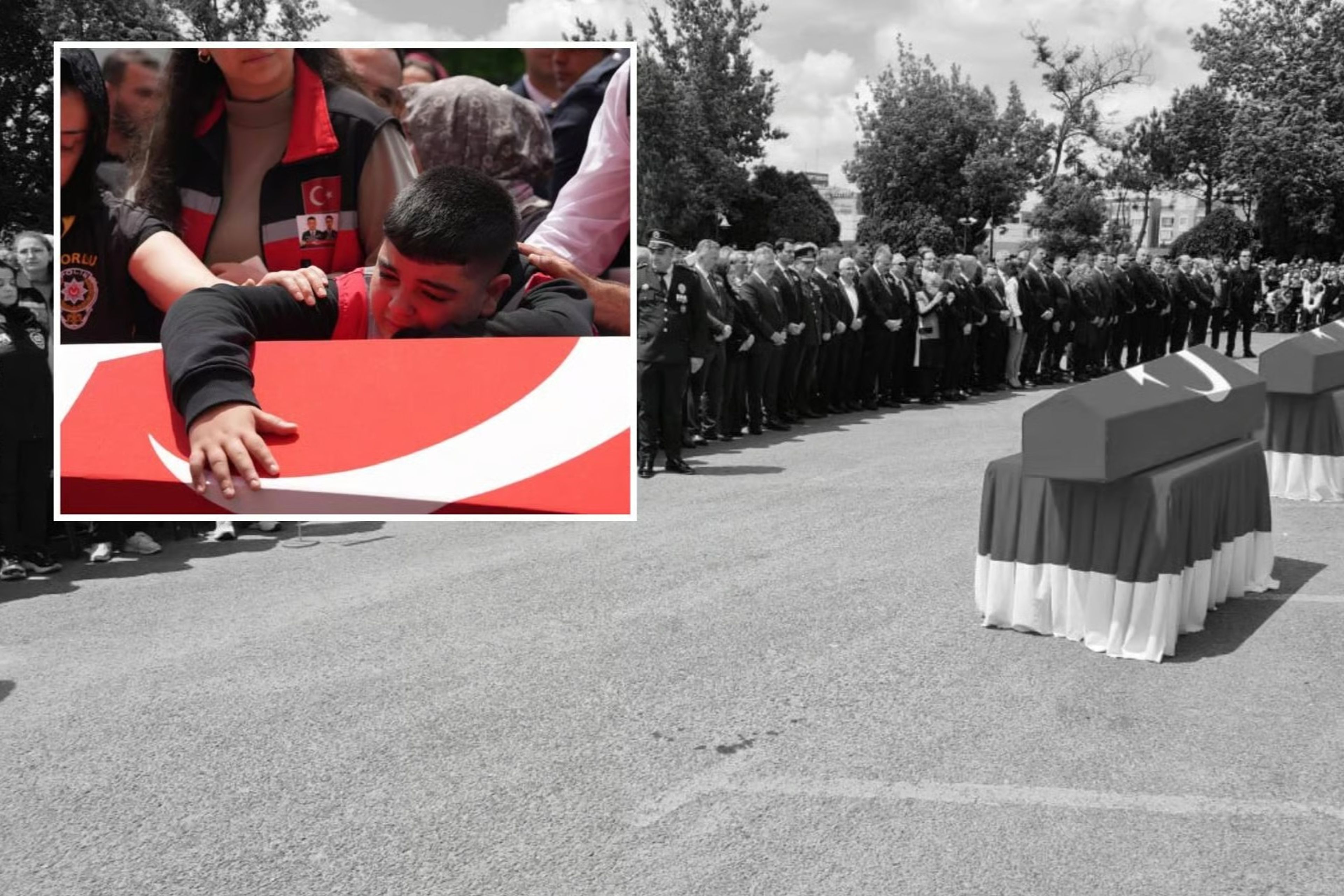Yürekleri dağlayan anlar! Şehitlerimize acı veda 