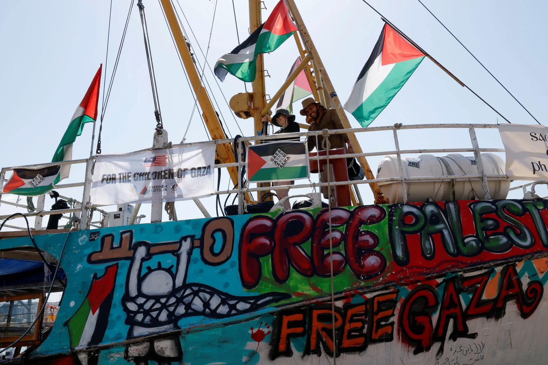 Drone Shadows Gaza Flotilla Amid Fears of Israeli Attack