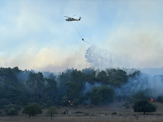Akdeniz kıyıları alev alev: 3 ilde orman yangınları devam ediyor