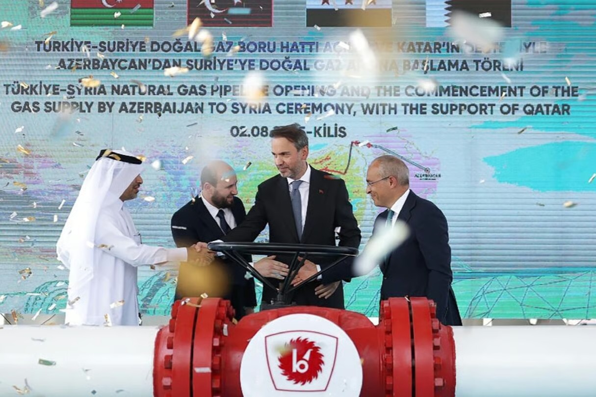Türkiye Starts Supplying Azerbaijani Gas To Syria