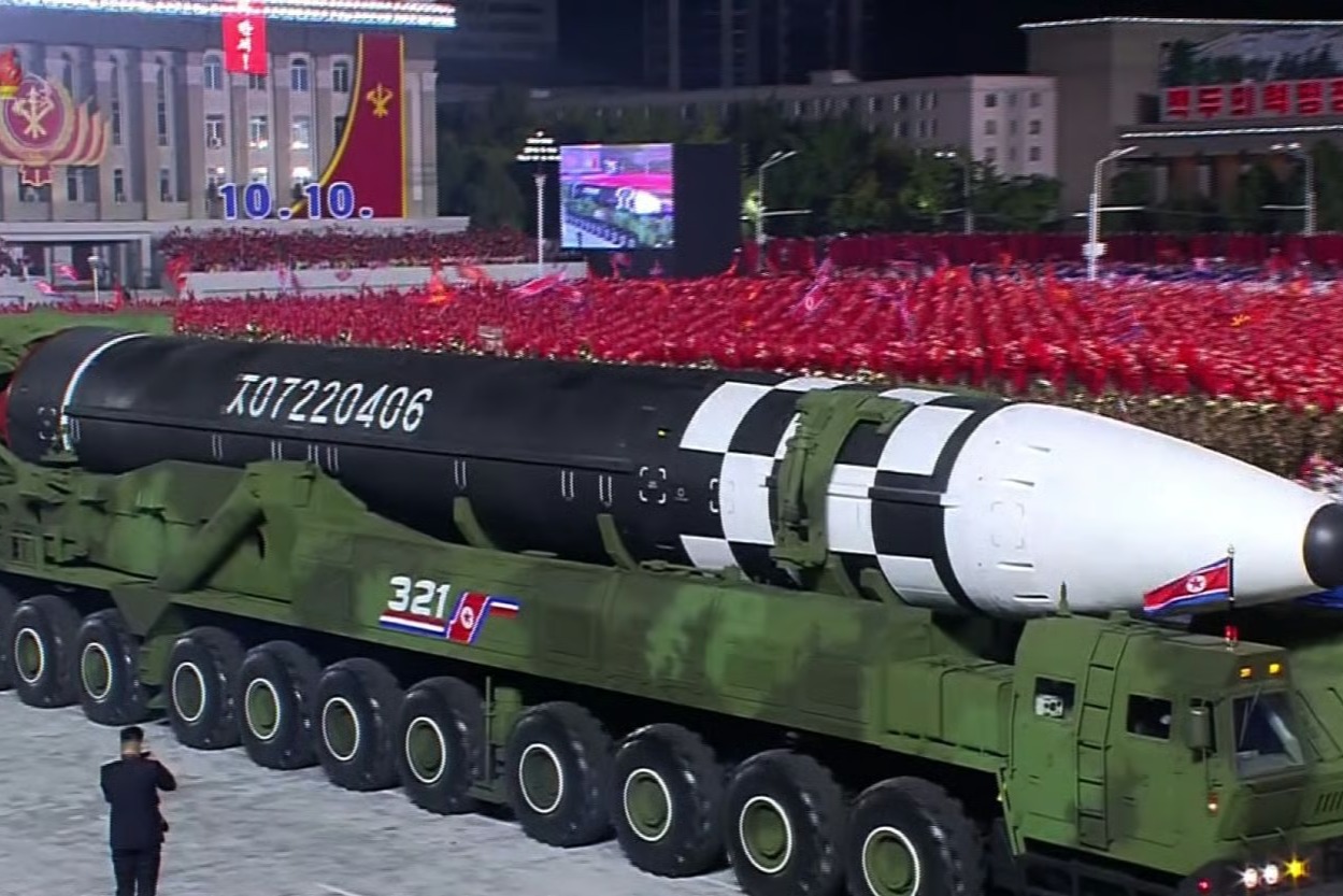 North Korea Unveils ‘Most Powerful’ Missile at Party Parade
