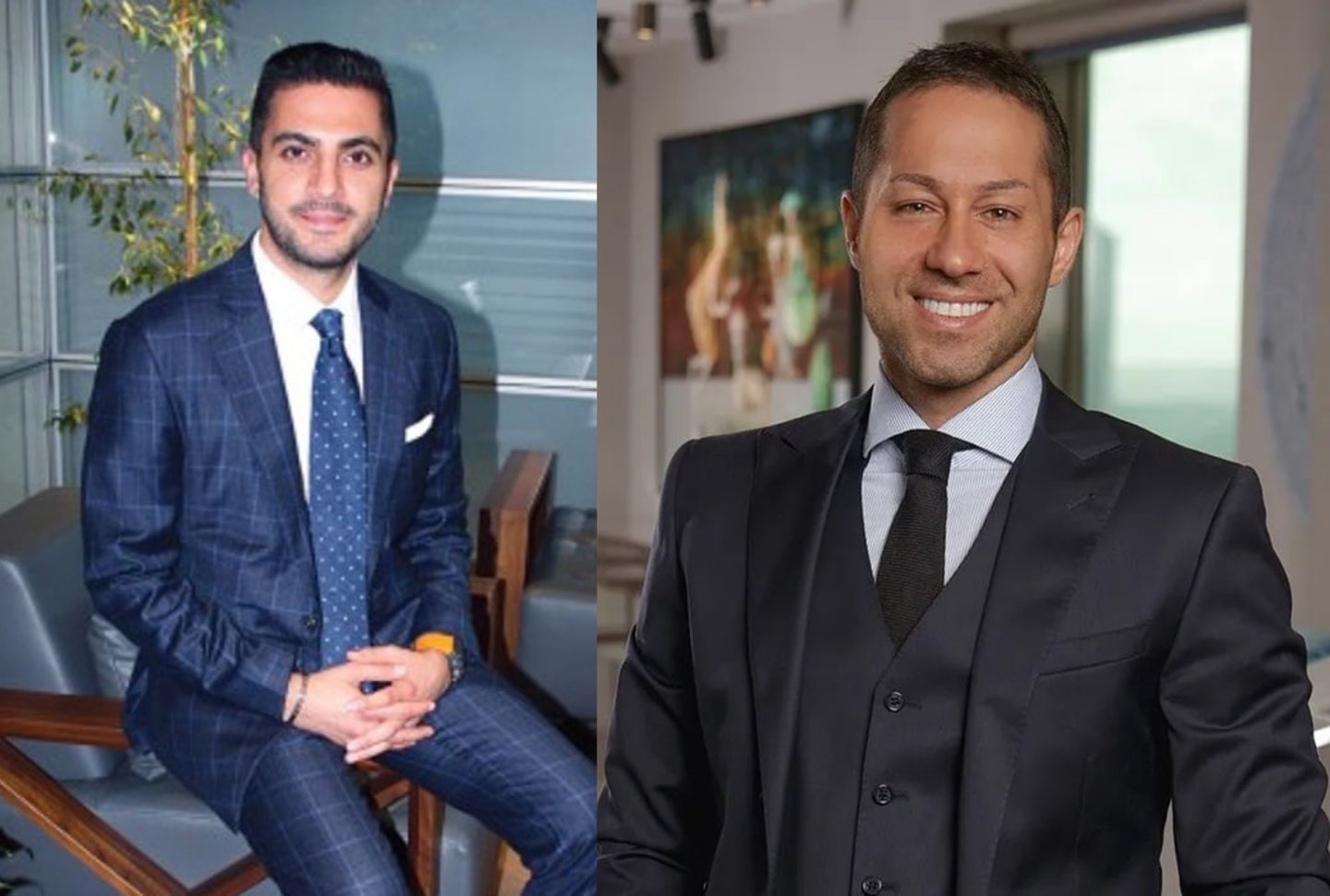 Burak Ateş (solda) ve Kasım Garipoğlu (sağda)