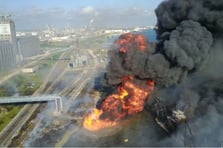 Roma'da akaryakıt istasyonunda patlama meydana geldi