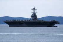 ABD uçak gemisi USS Gerald Ford bakım için Hırvatistan'a geldi