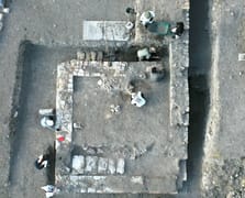 Ani Ören Yeri'nde Selçuklu dönemine ait kümbet kalıntısı bulundu