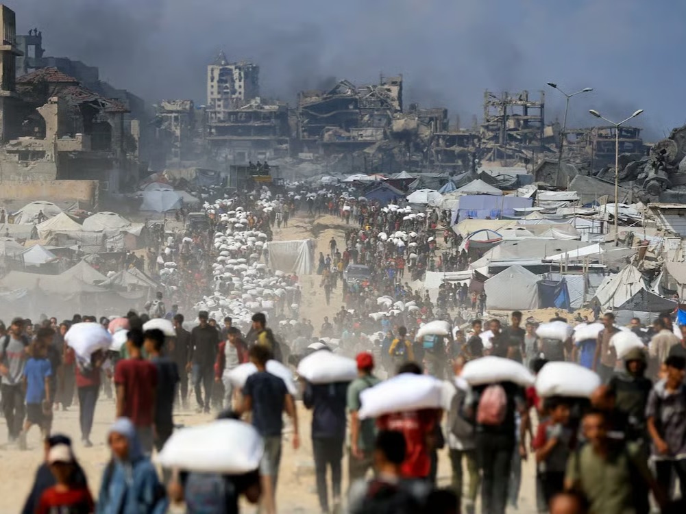 Israel Orders New Gaza Evacuations as Aid Crisis Deepen