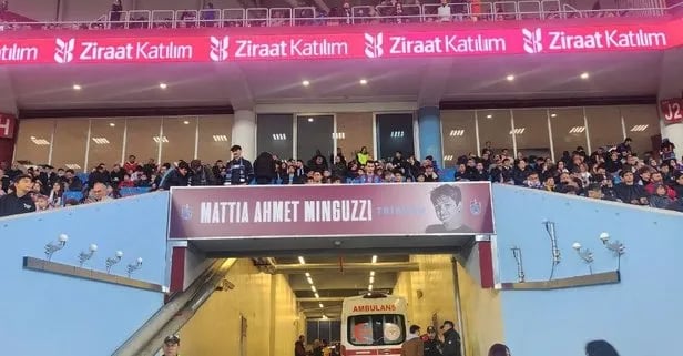 Mattia Ahmet Minguzzi Tribünü'nde çocuklar coştu
