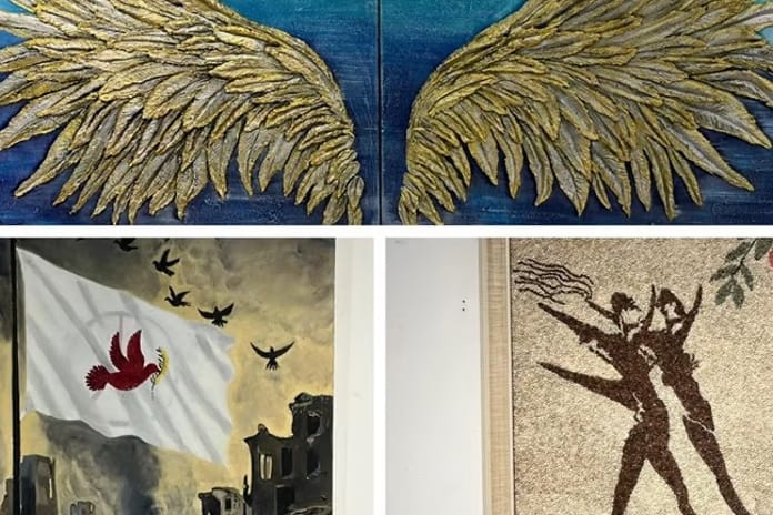 “Barışa Çağrı” sergisi dünya barışına dikkat çekti