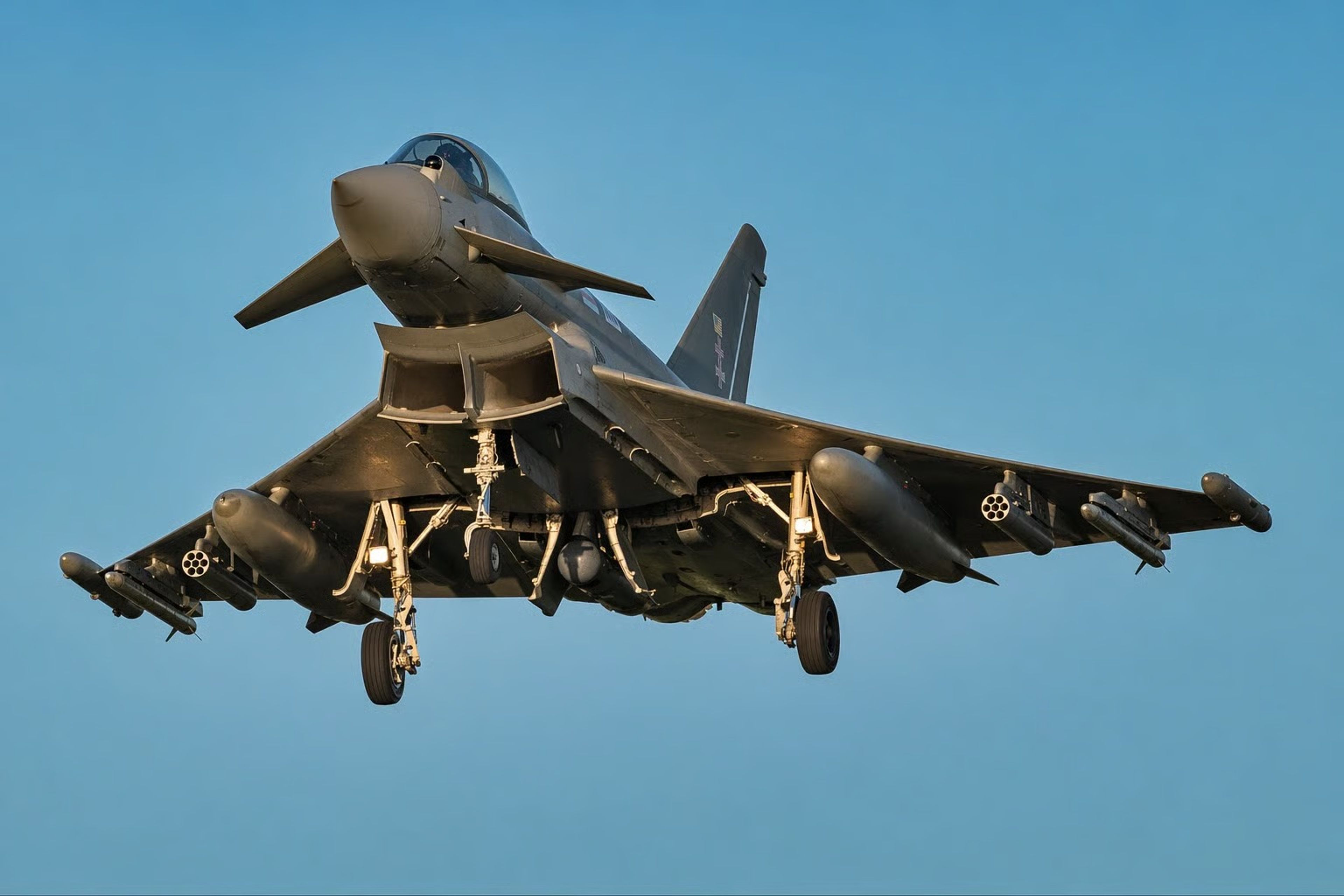 Eurofighter Typhoon’a düşük maliyetli drone önleme mühimmatı entegre ediliyor