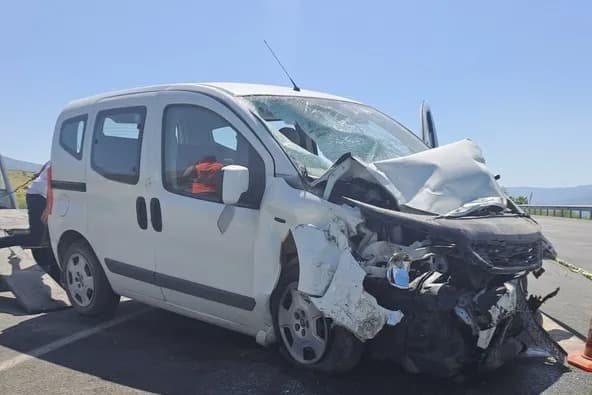 Van'da kahreden feci kaza! 