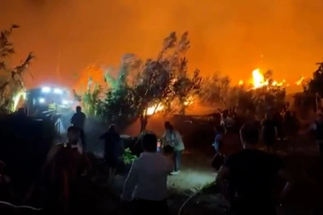Fethiye'de ormanlık alanda yangın