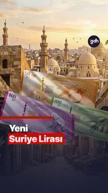 Suriye, yeni para birimini resmen tanıttı.