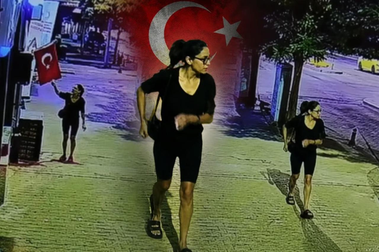 Çevreyi kolaçan etti, Türk bayrağını ateşe verdi!