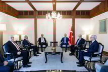 Fidan Gazze Yönetimi Ulusal Komitesi Başkanı Şaas ile görüştü