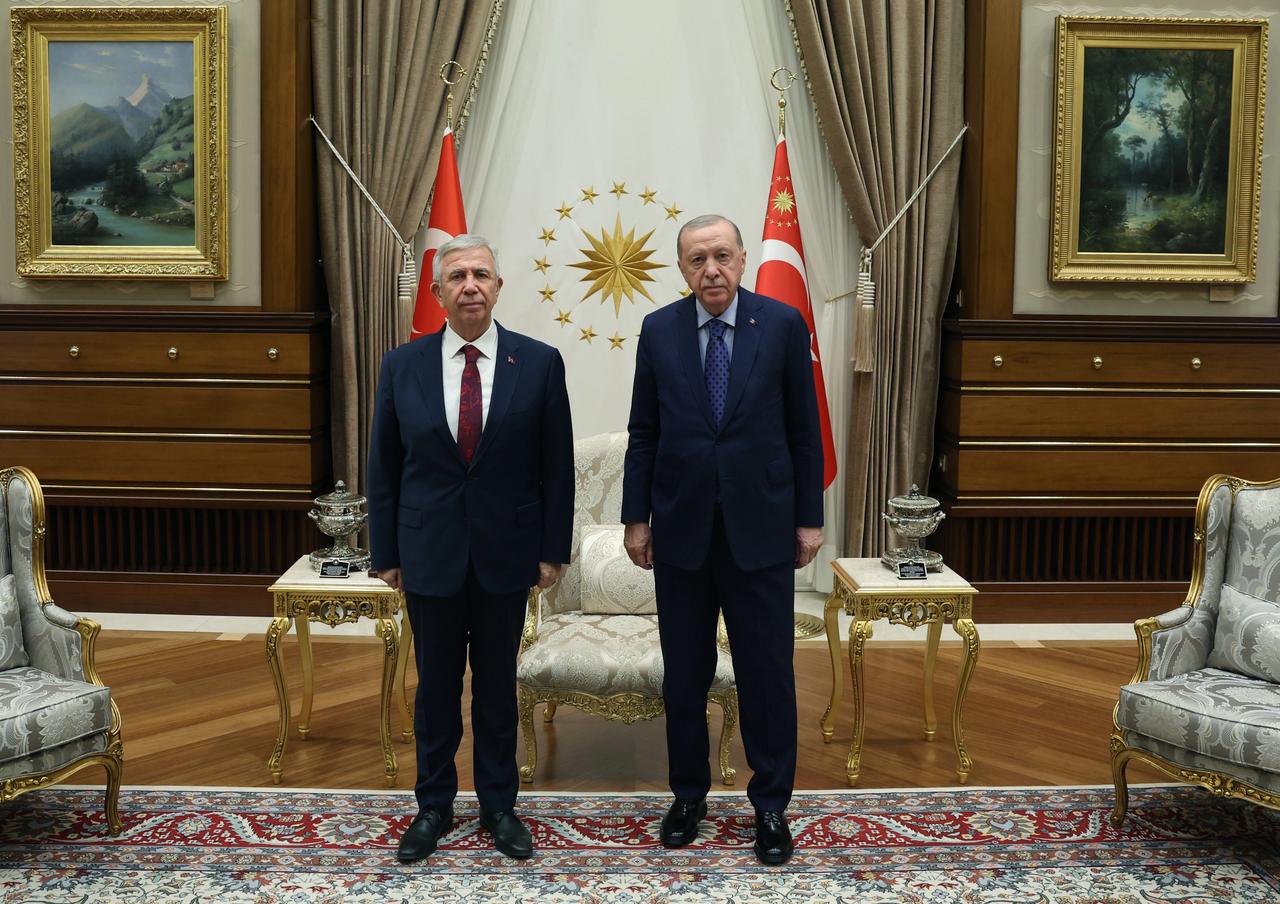 Son Dakika! Cumhurbaşkanı Erdoğan, Mansur Yavaş'ı kabul etti