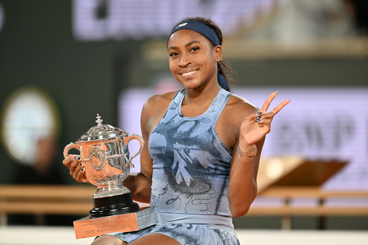 Roland Garros'ta kraliçe Coco Gauff