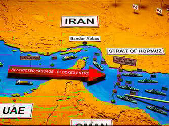 Iran Blocks Strait of Hormuz Again Over U.S. Blockade