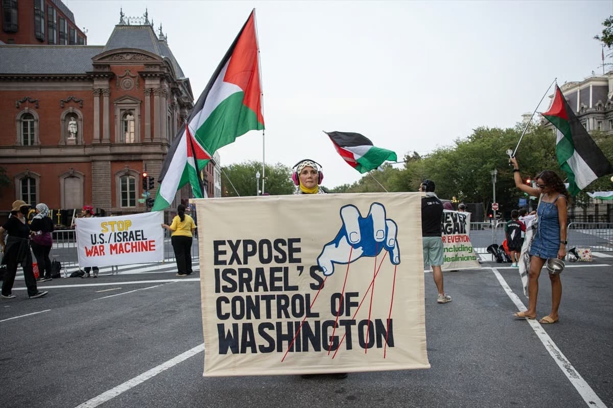 ABD'de Netanyahu protestosu