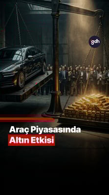 Araç piyasasında altın etkisi