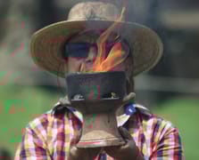 El Salvador'da yazı karşılama kutlaması