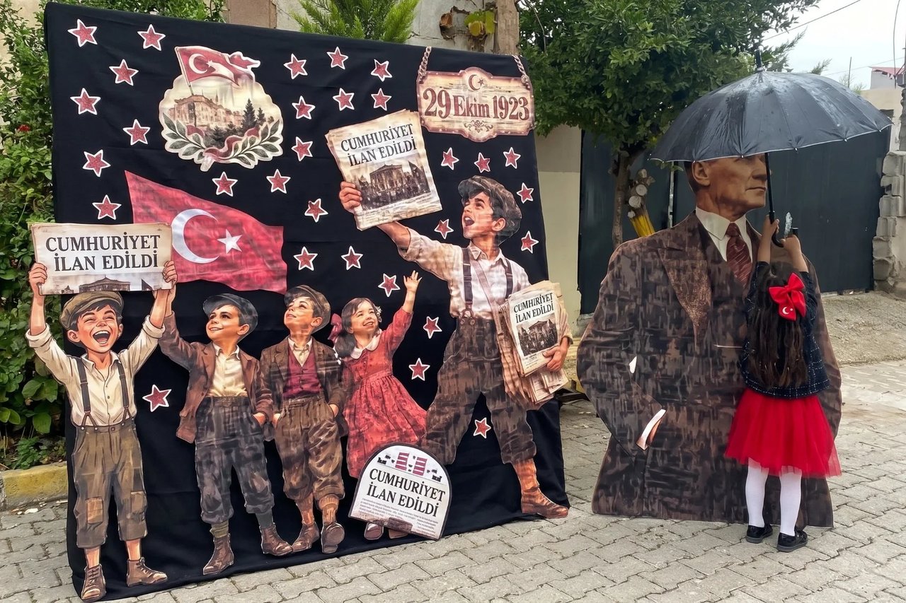 29 Ekim'de küçük kızdan duygulandıran anlar