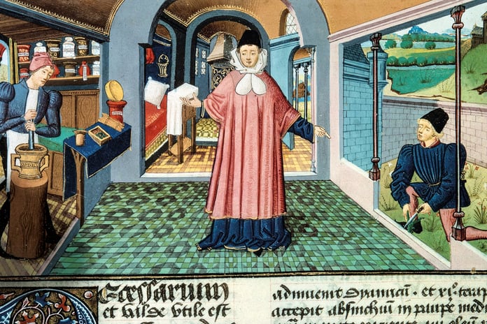 Orta Çağ Avrupası'nda eczacılık nasıldı?