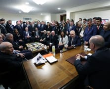 Liderler Meclis'te buluştu: Erdoğan, Bahçeli, DEM Parti ve İYİ Parti Başkanlık Divanı'nda!