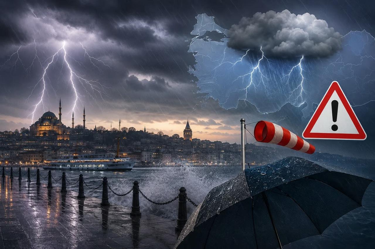İstanbul'da 3 gün üst üste yağmur! Meteoroloji il il uyardı