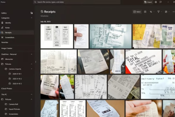 Microsoft Photos fotoğrafları otomatik kategorilere ayıracak