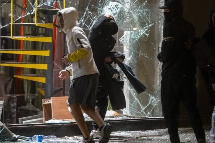 Barselona'da protestoculara polis müdahalesi