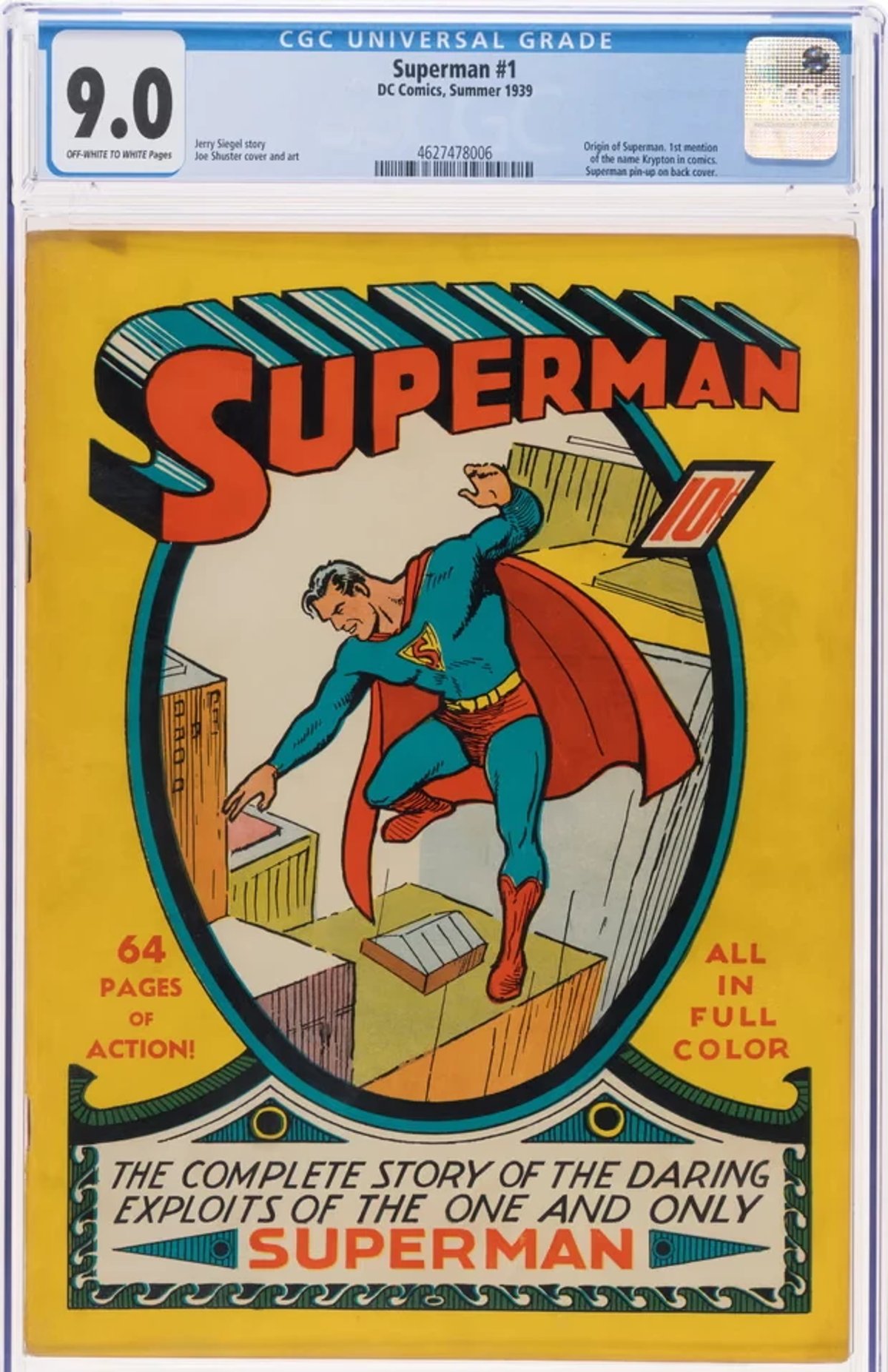 "Superman No 1"in nadir kopyası.