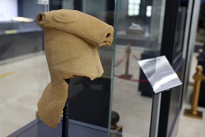 Sivas'ta kepçeye Hitit Testisi takıldı