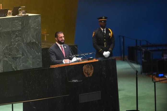 Suriye Cumhurbaşkanı Ahmed Şara, BM'de ilk kez konuştu