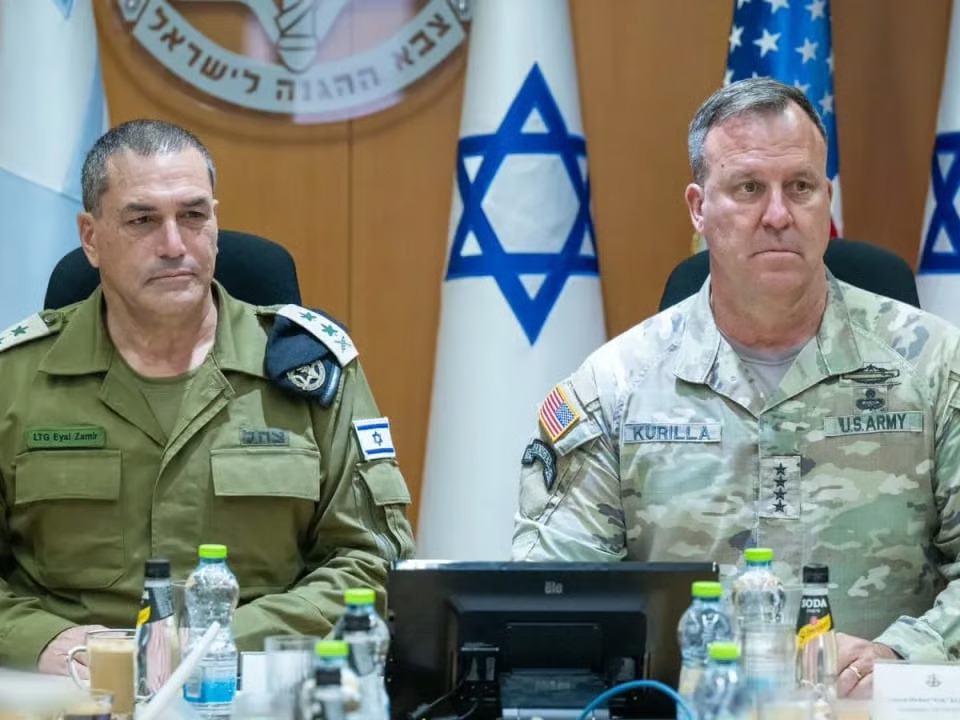 CENTCOM Chief Visits Israel After U.S.-Israel Strikes on Ira