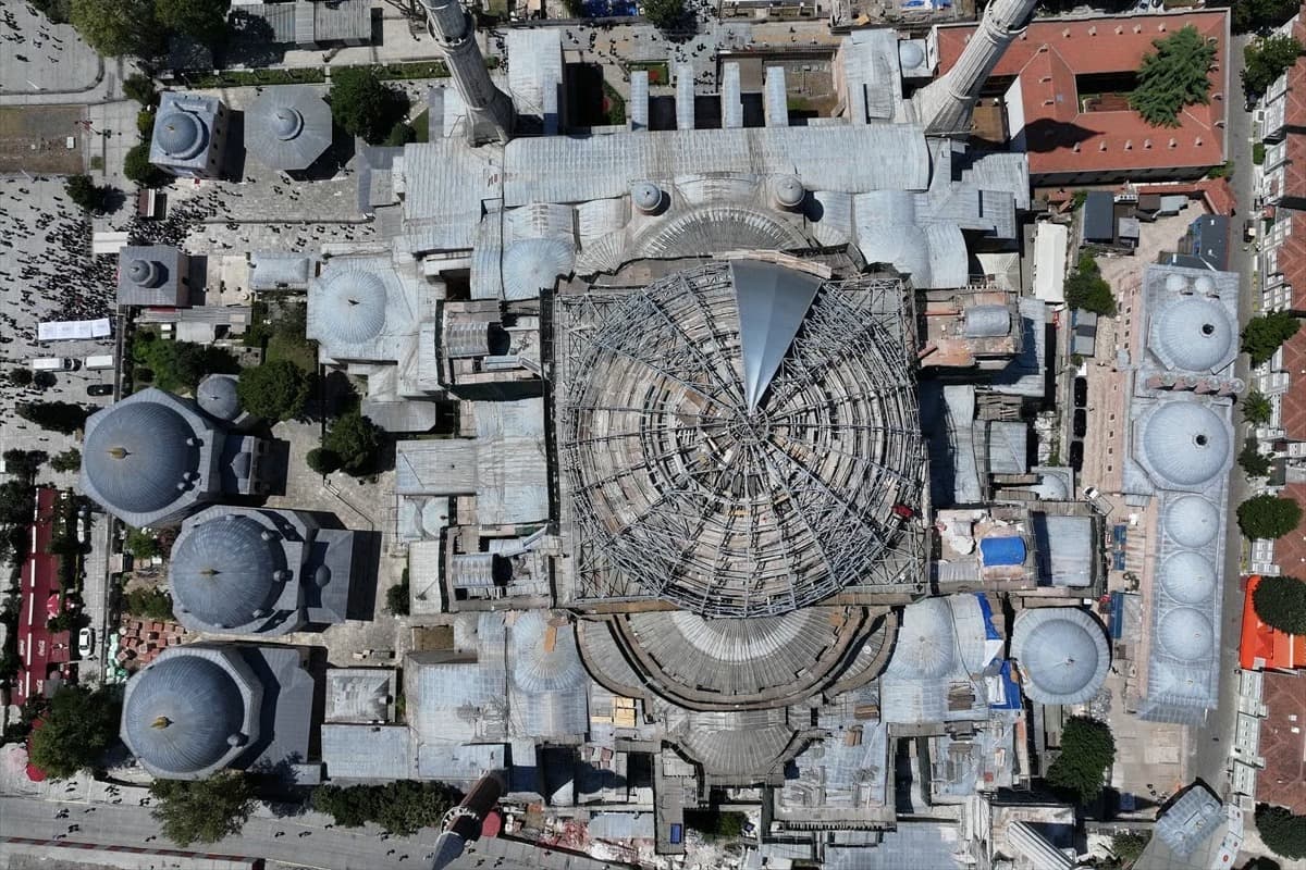 Ayasofya'da tarihi restorasyonda kritik aşama